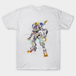 Gundam Barbatos Lupus Rex scribble T-Shirt